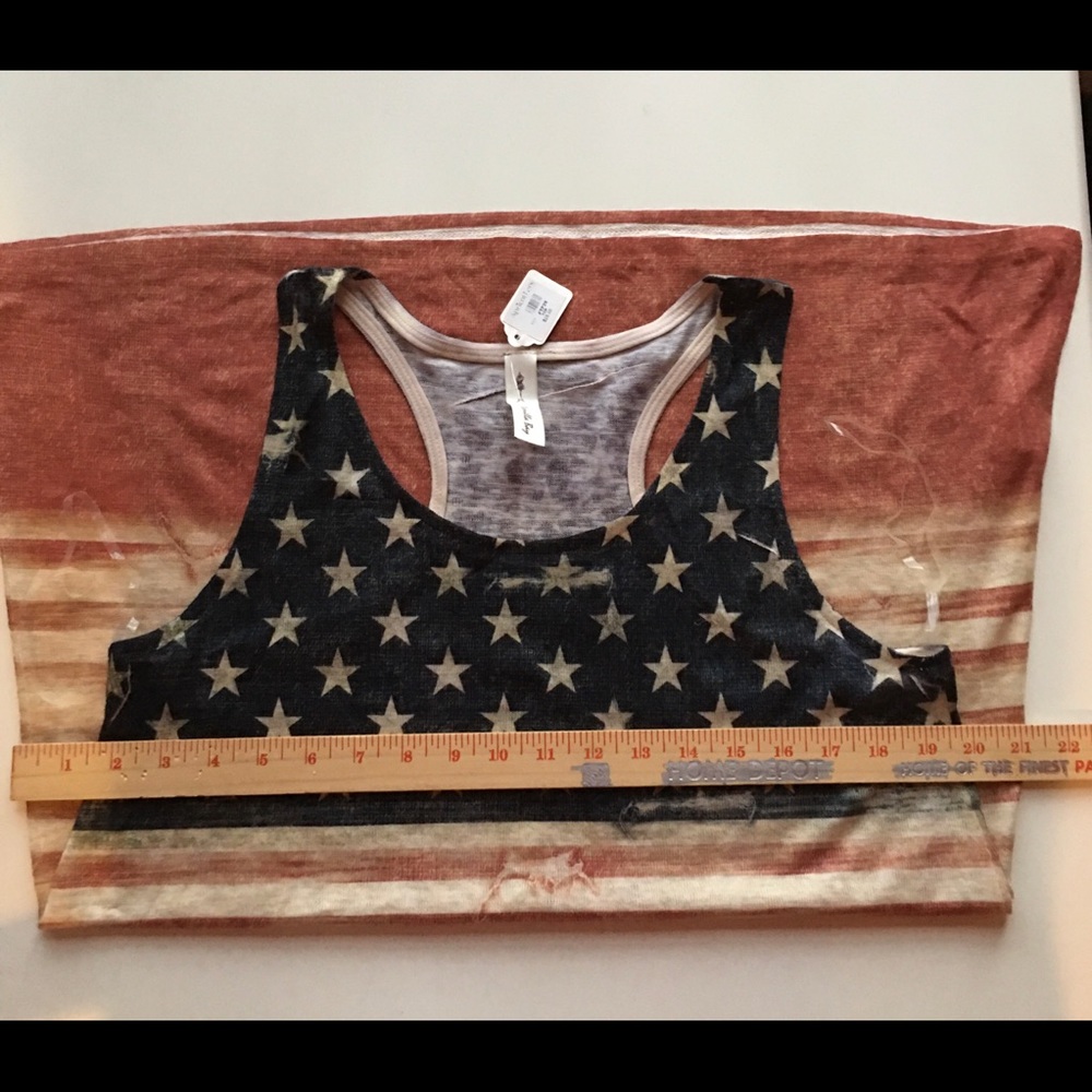 VANILLA BAY women’s tank top Stars and Stripes - Picture 8 of 8